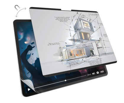 Folia ochronna na tablet MAGEASY EasyPaper Pro 2-in-1 do iPad Air 13"(Transparent)